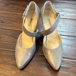 Paul Green Desire brushed metallic heels